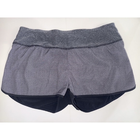 MPG Pants - MPG Women's Sports Running Shorts wBuilt In Liner Gray Charcoal Orange M Medium
